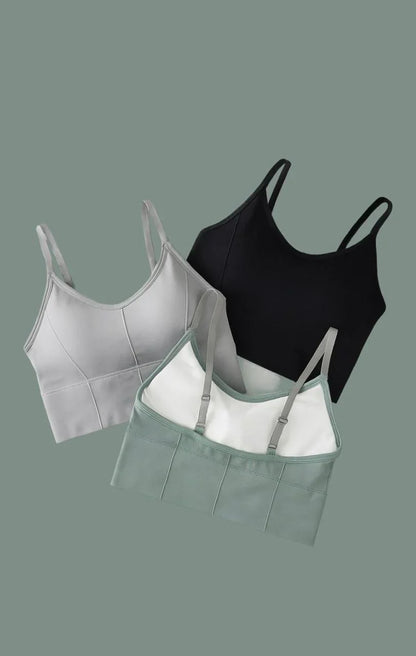 Women’s Seamless Padded Crop Bra
