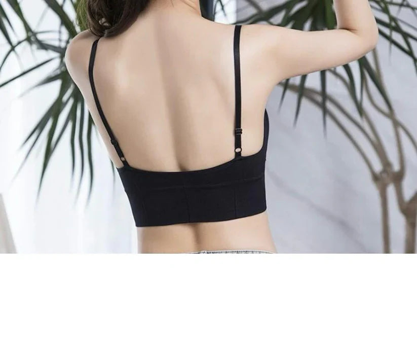 Women’s Seamless Padded Crop Bra