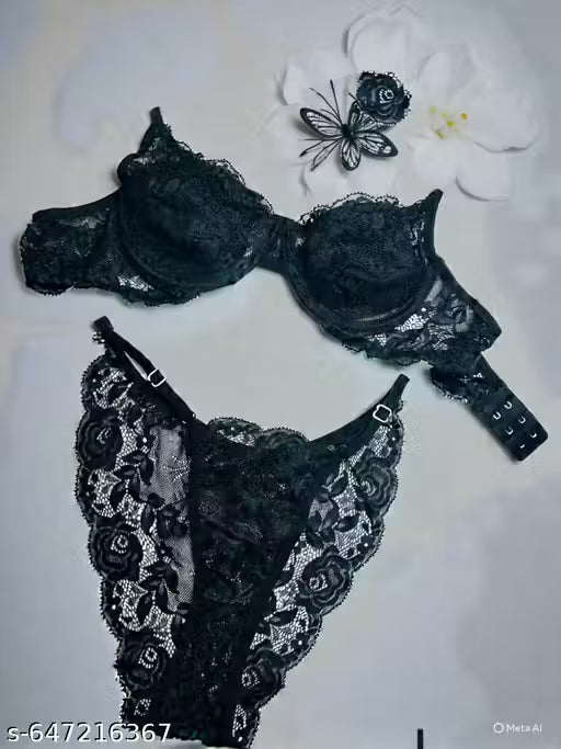 Women’s Lace Bra Panty Set