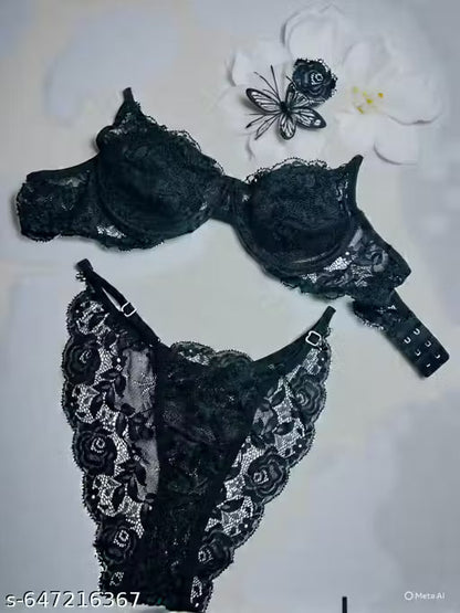 Women’s Lace Bra Panty Set