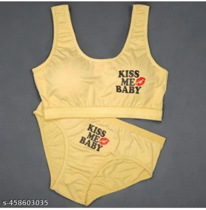 Kiss Me Baby Women’s Cotton Innerwear Set